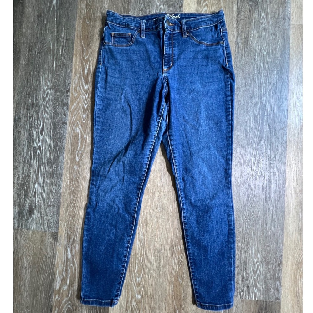 Universal Thread High Rise Jegging Womens 10/30S Blue Dark Wash Slim Denim